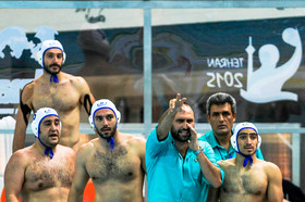 دیدار واترپلو تیم‌های ایران و اندونزی